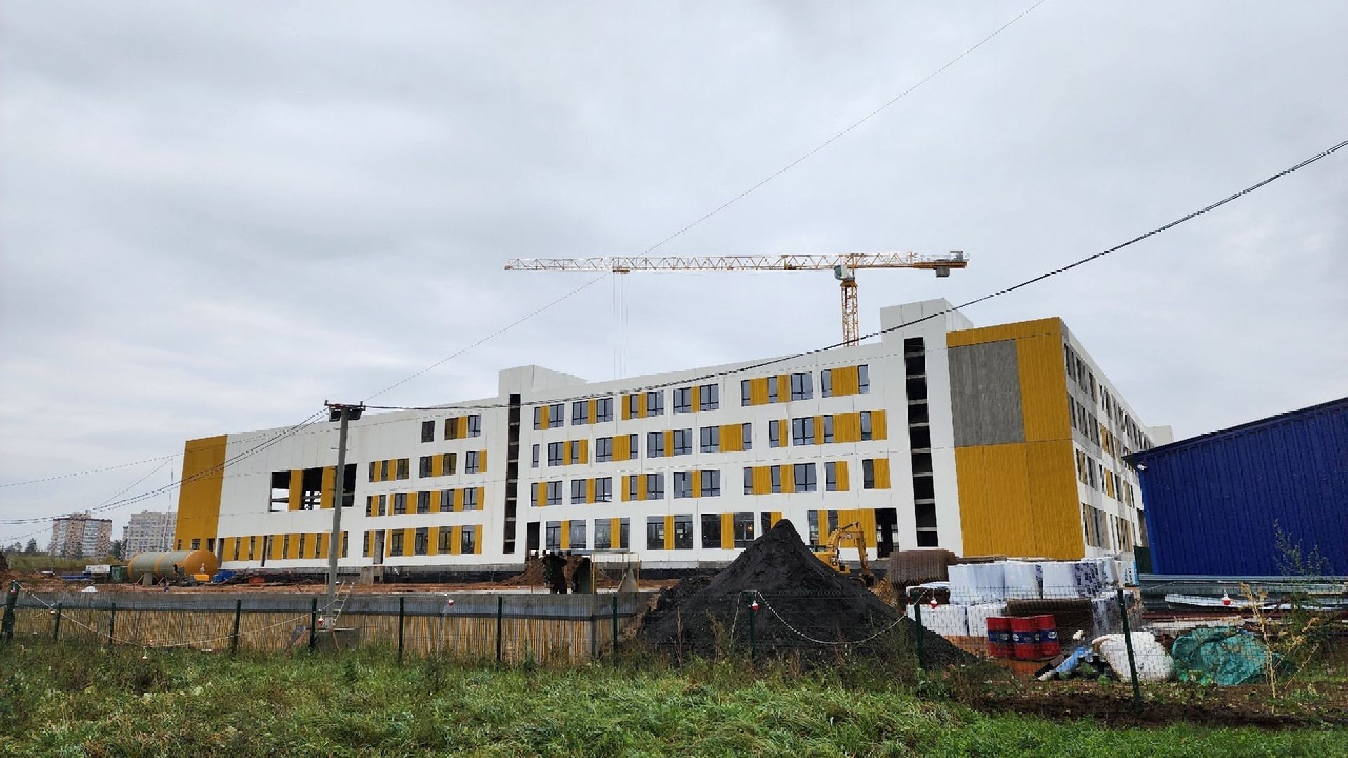 Солнечногорск, Голубое, строительство, школа, дети,