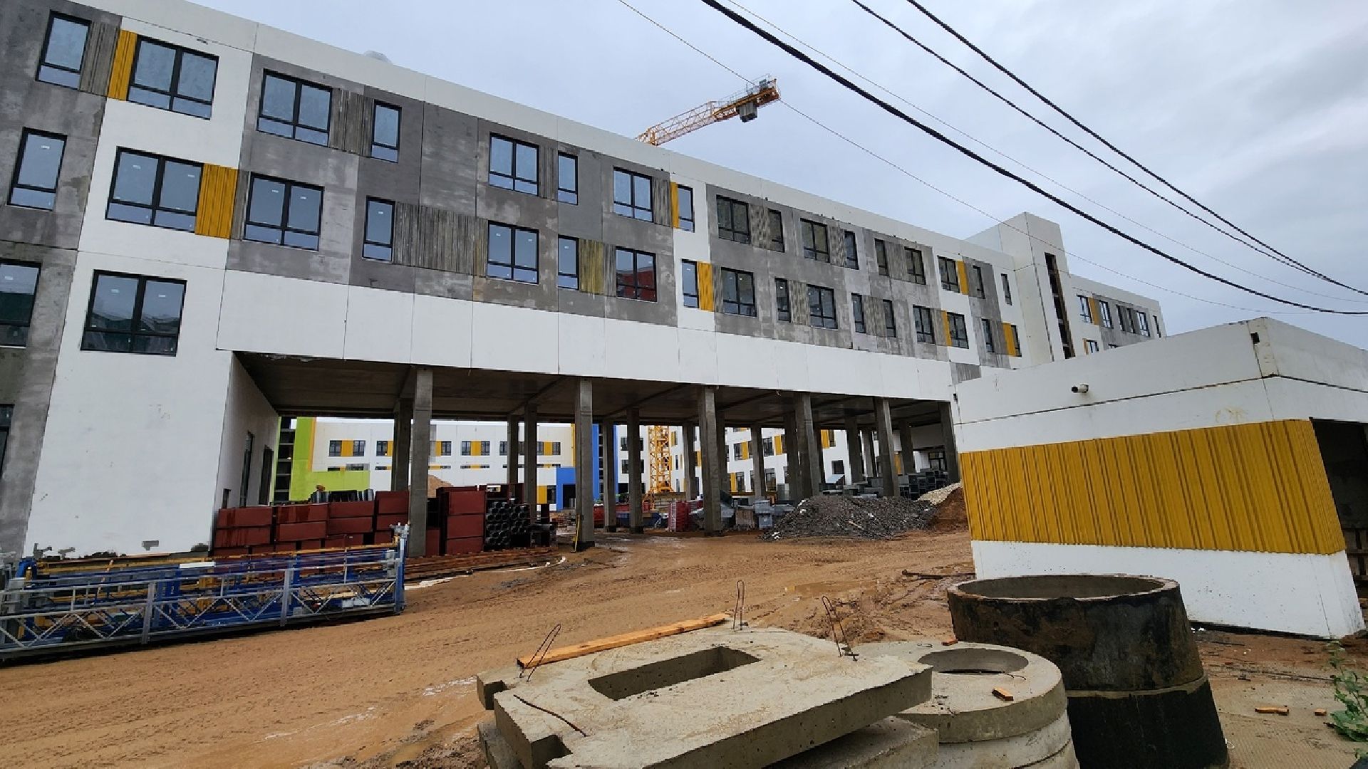 Солнечногорск, Голубое, строительство, школа, дети,