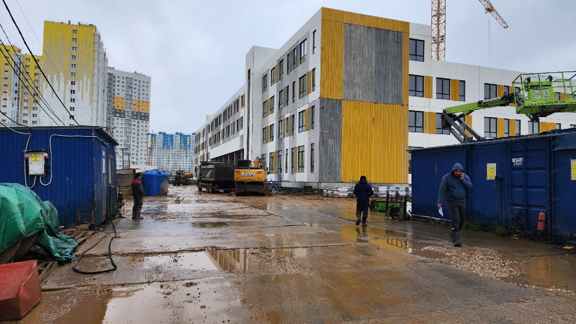 Солнечногорск, Голубое, строительство, школа, дети,