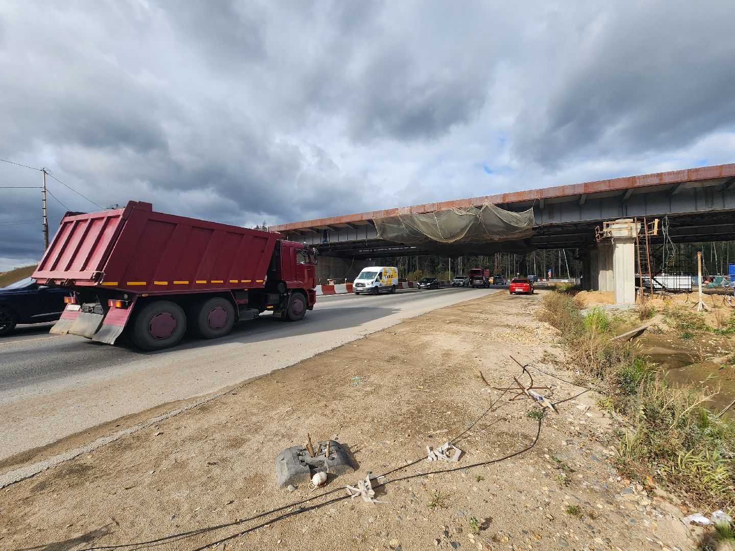 хорда, мытищи, дорога,видео с коптера,