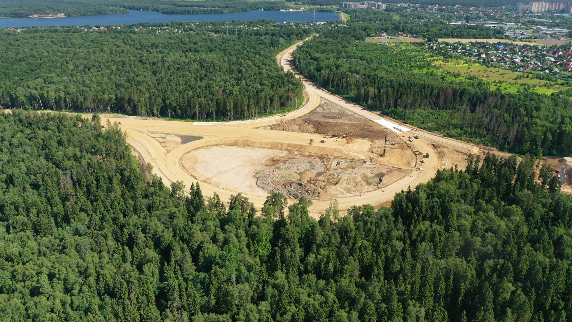 хорда, мытищи, дорога,видео с коптера,