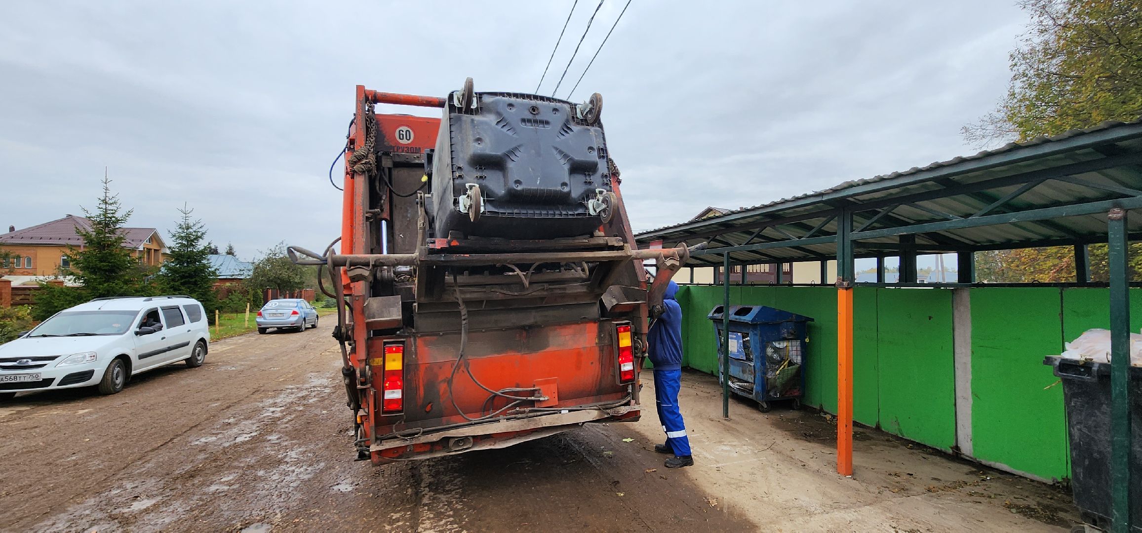 мусор на площадке, Домодедово, Растуново,