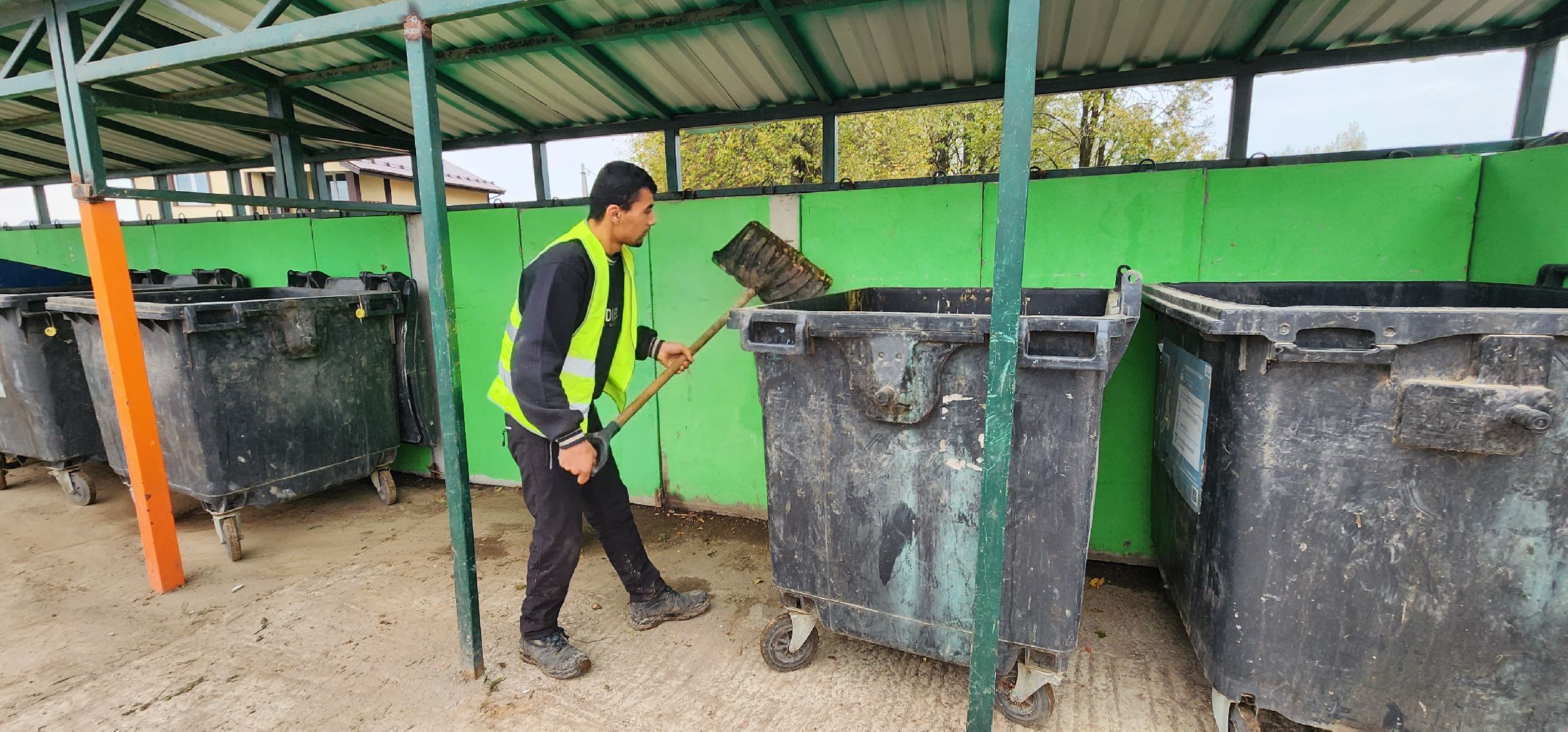 мусор на площадке, Домодедово, Растуново,