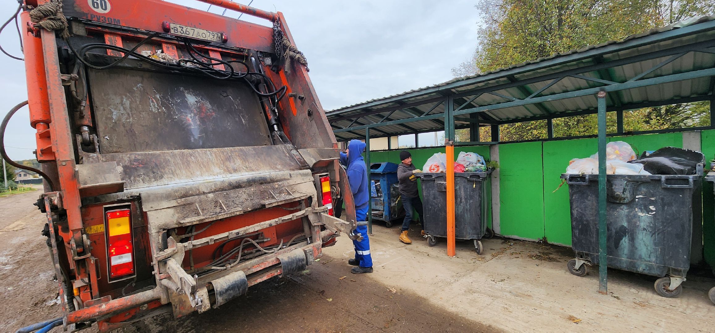 мусор на площадке, Домодедово, Растуново,