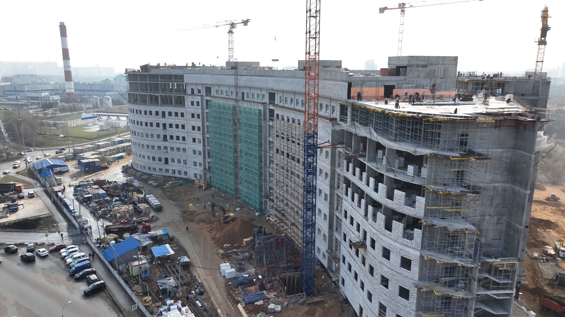 больница, красногорск, дети,видео с коптера,