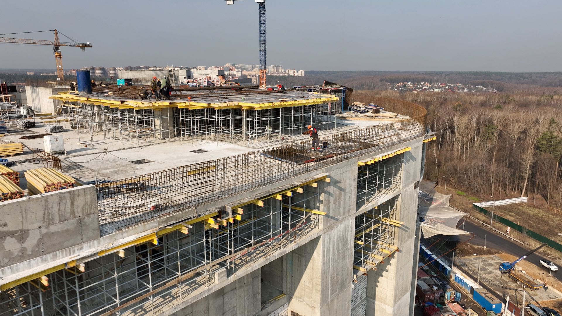 больница, красногорск, дети,видео с коптера,