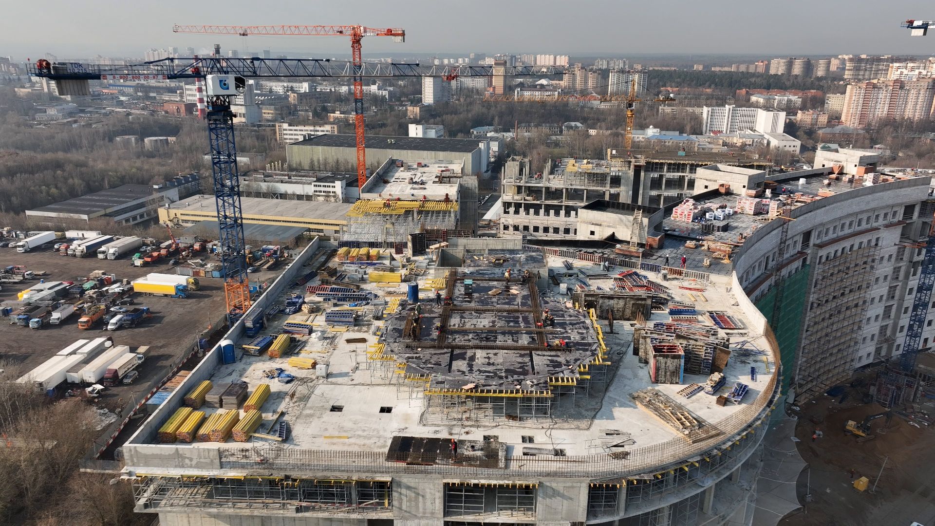 больница, красногорск, дети,видео с коптера,