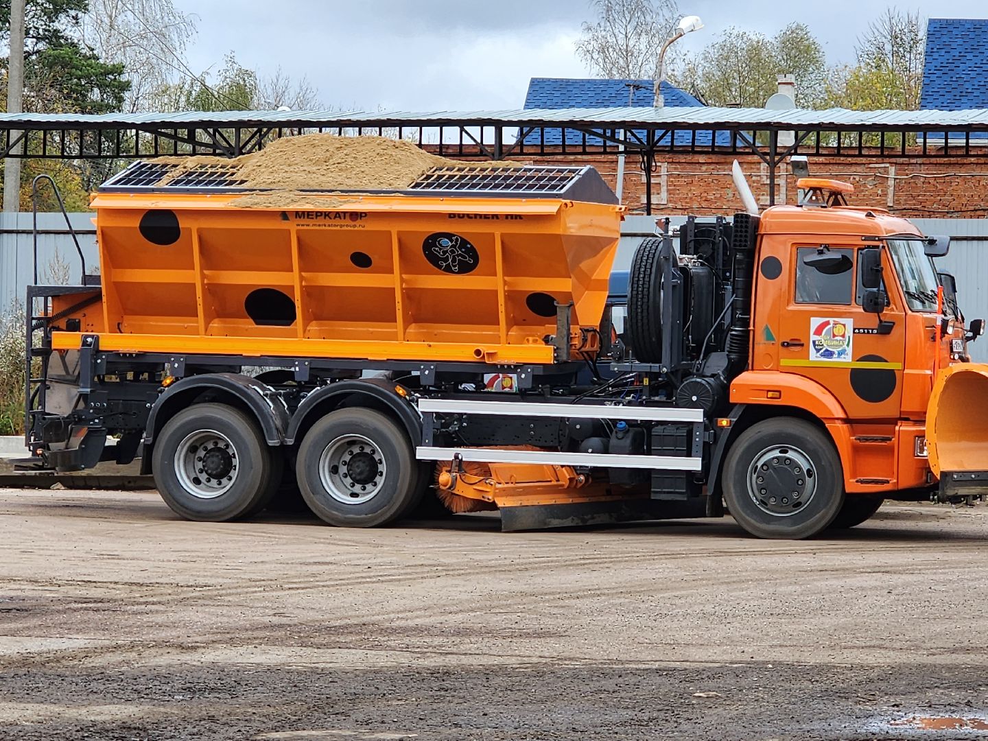 серпухов, гололед, дороги, комбинат благоустройства, антигололедные средства,