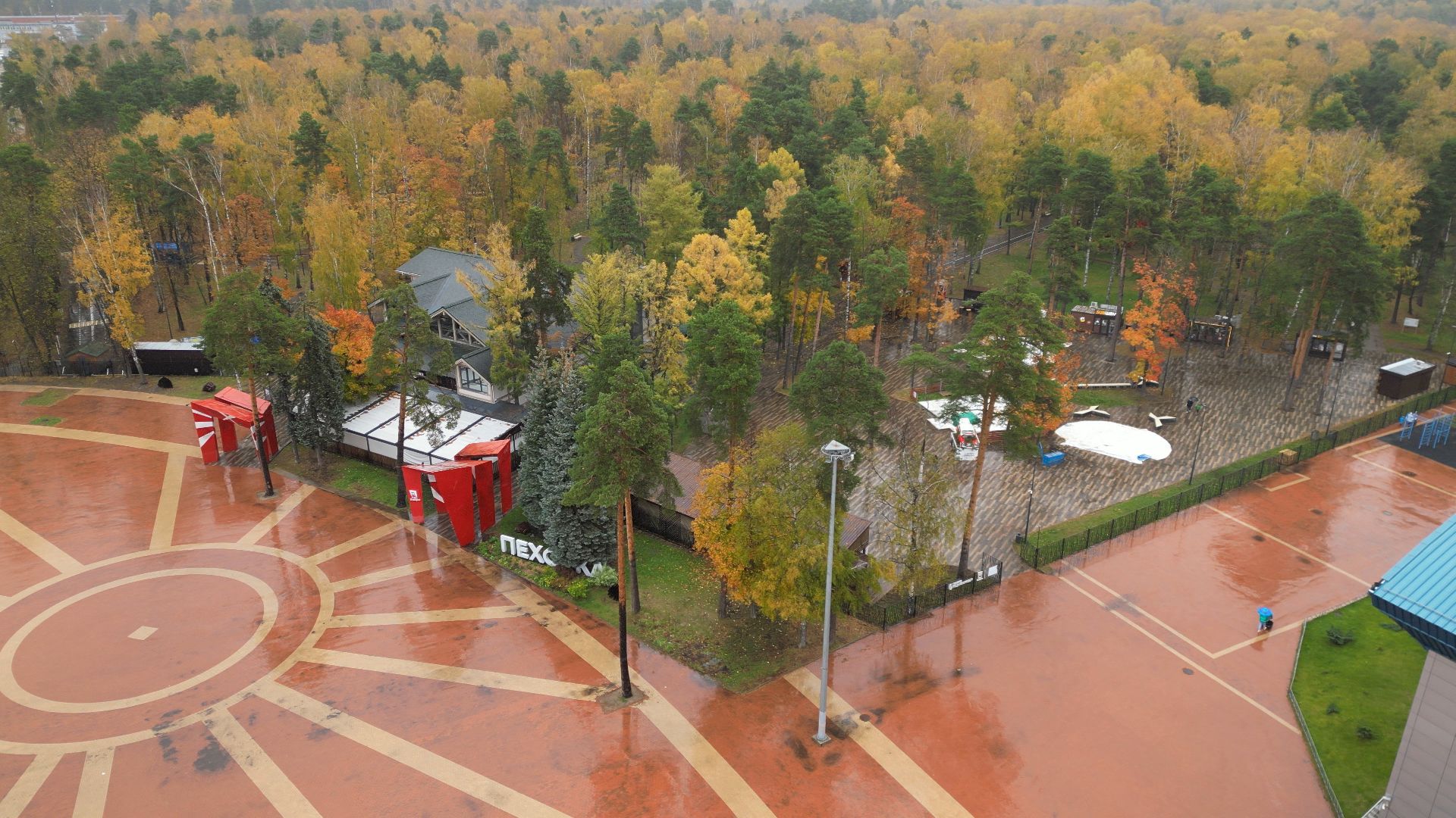 видео с коптера,