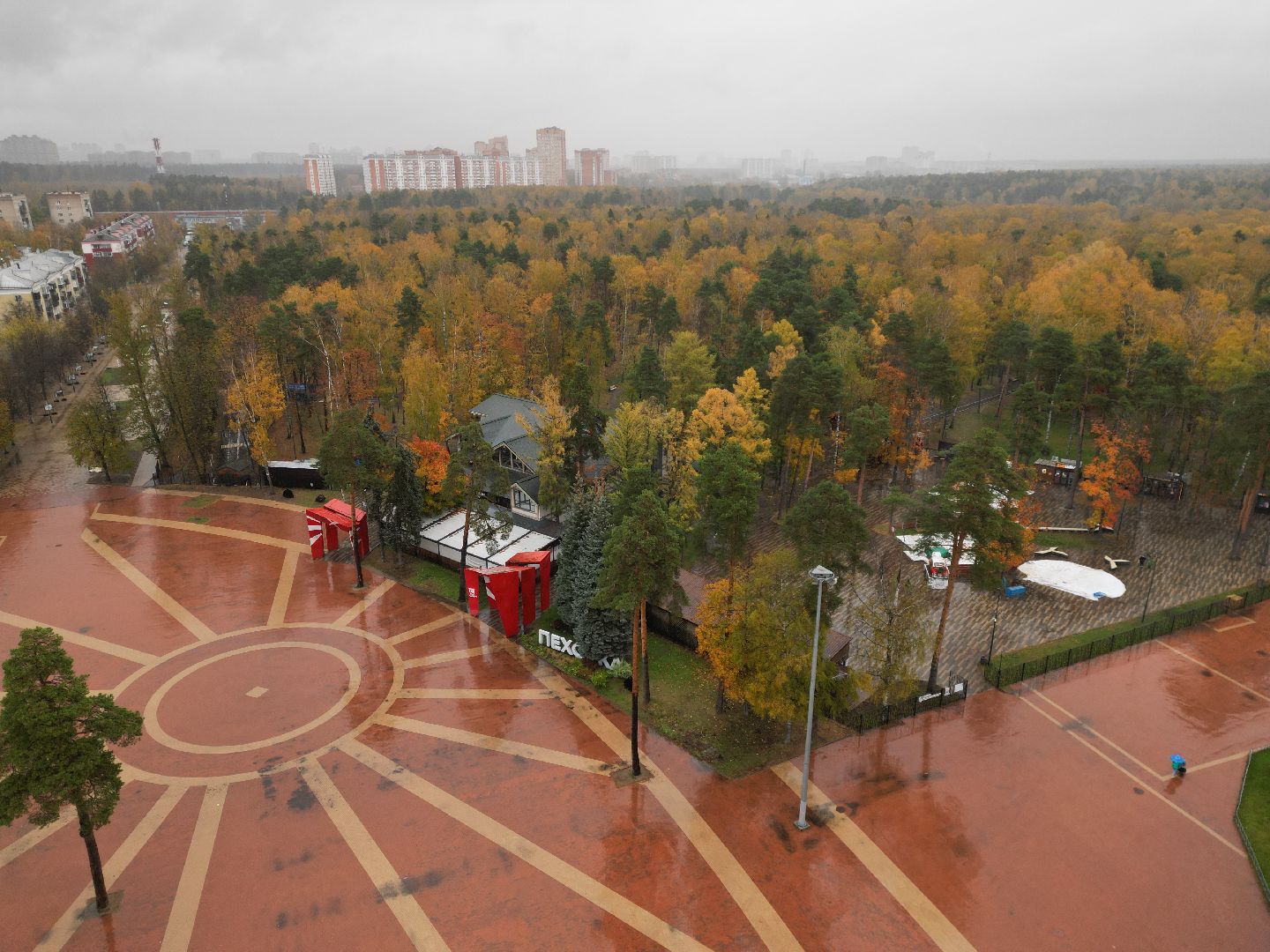 видео с коптера,