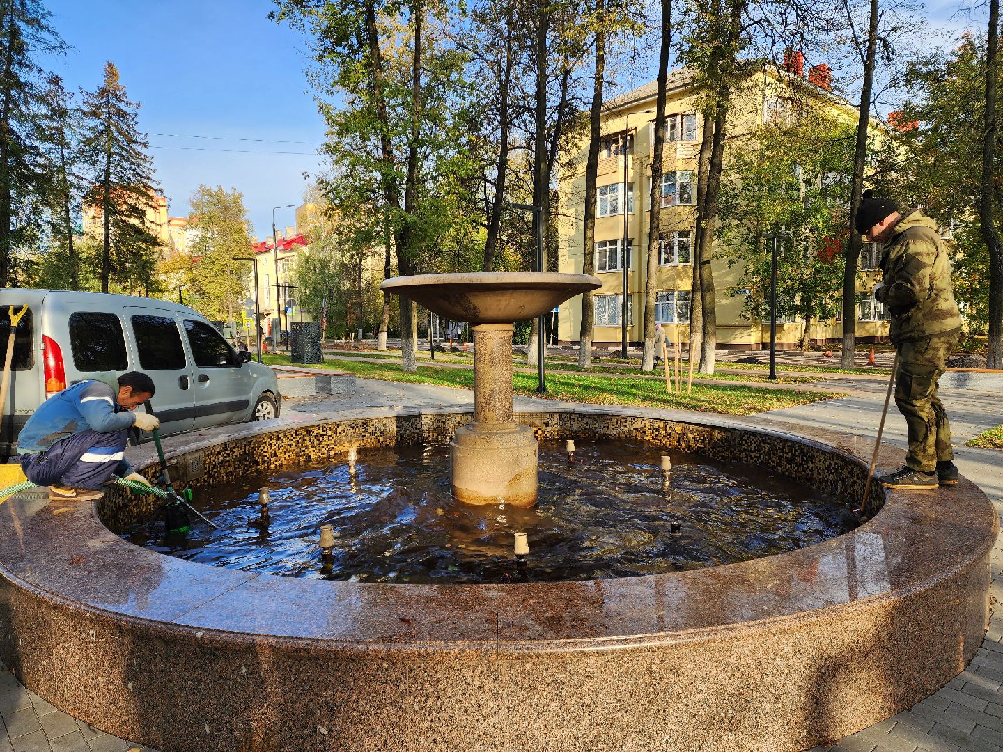 раменское, благоустройство, консервация фонтанов,