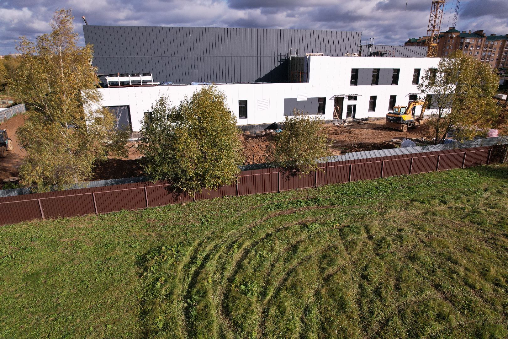 волоколамск, дворец, лед, хоккей,видео с коптера,