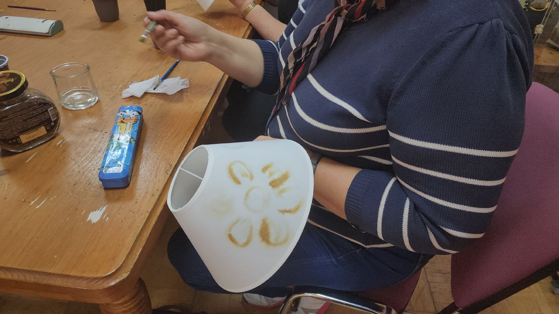 павловский посад, городского округ павловский посад, люди, кофе, художник, мастер-класс, роспись,