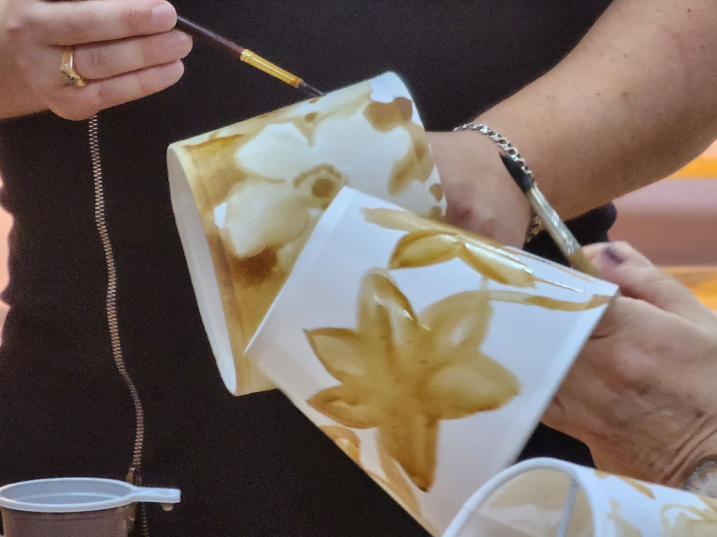 павловский посад, городского округ павловский посад, люди, кофе, художник, мастер-класс, роспись,