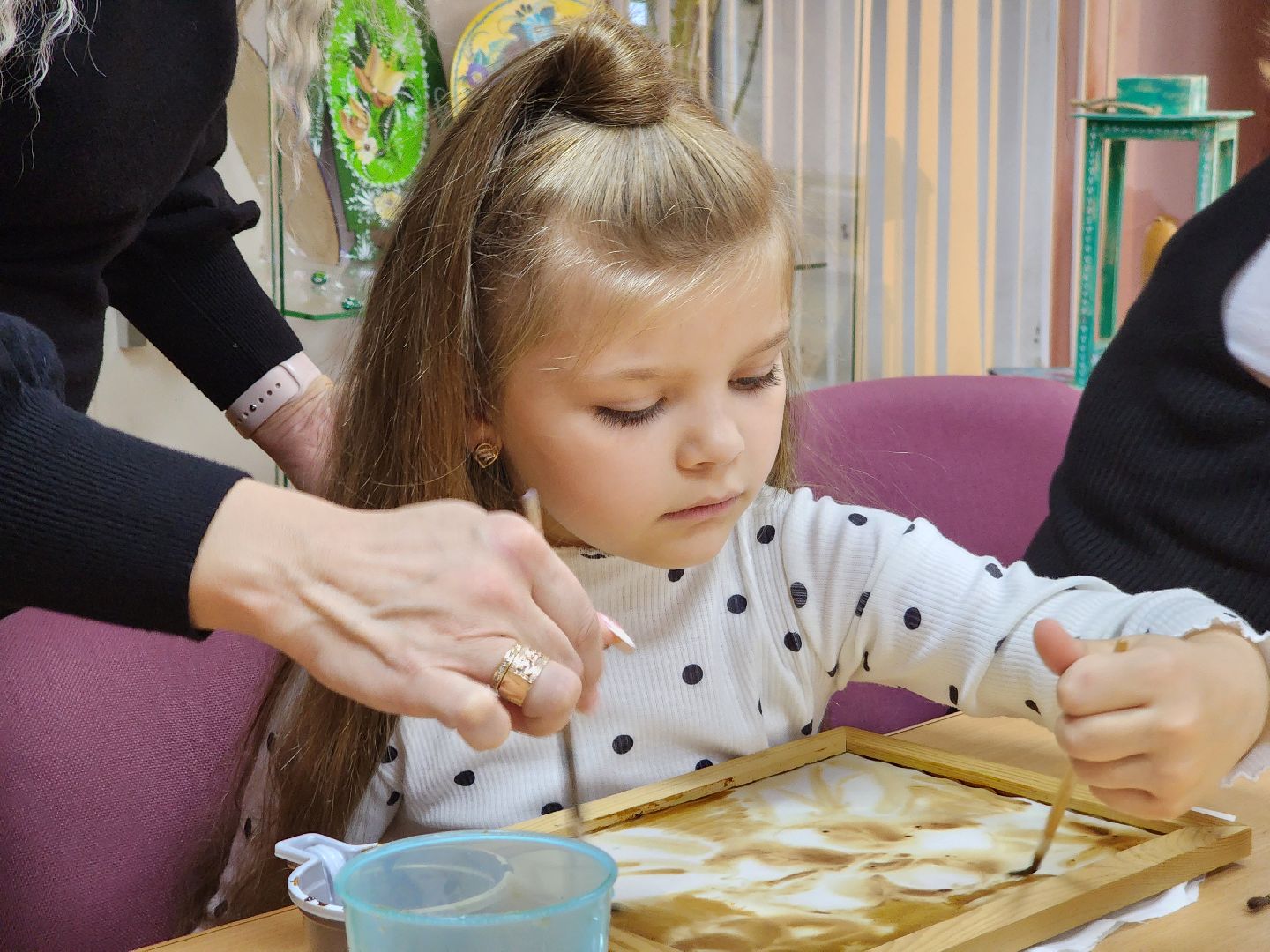 павловский посад, городского округ павловский посад, люди, кофе, художник, мастер-класс, роспись,