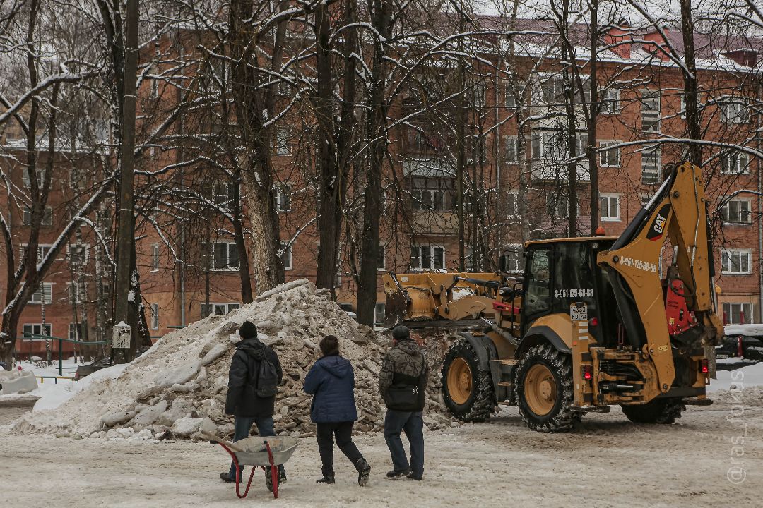 Наро-Фоминск, Наро-Фоминский городской округ, Подмосковье, ЖКХ, комунальщики, снег, уборка
