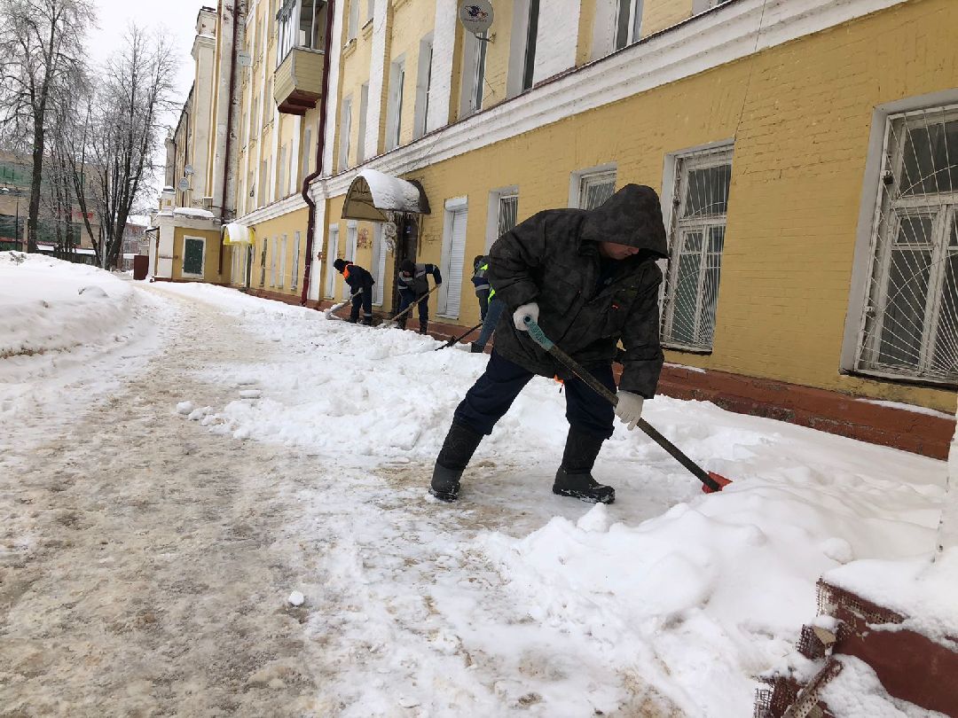 Наро-Фоминск, Наро-Фоминский городской округ, Подмосковье, ЖКХ, комунальщики, снег, уборка