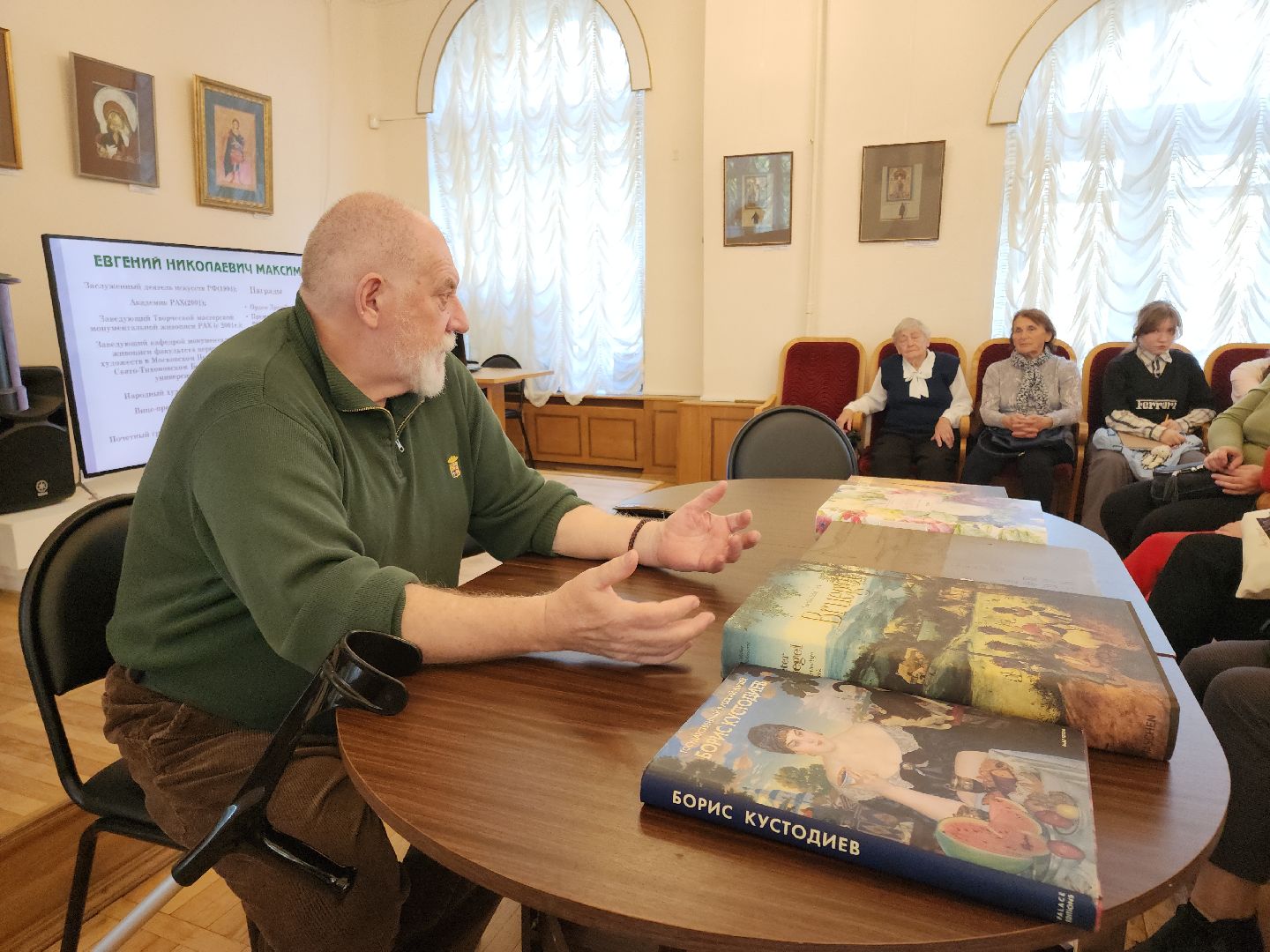 кашира, мастер-класс, Евгений Максимов, пейзаж, краеведческий музей, живопись,