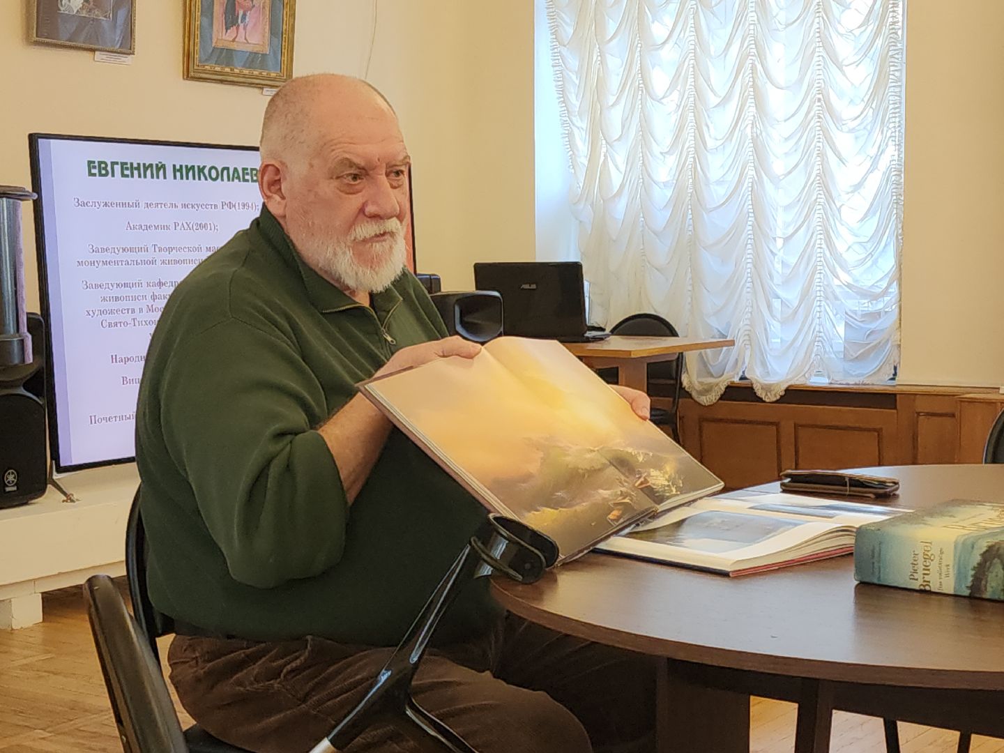 кашира, мастер-класс, Евгений Максимов, пейзаж, краеведческий музей, живопись,