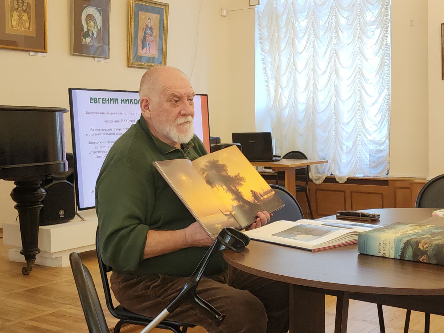 кашира, мастер-класс, Евгений Максимов, пейзаж, краеведческий музей, живопись,