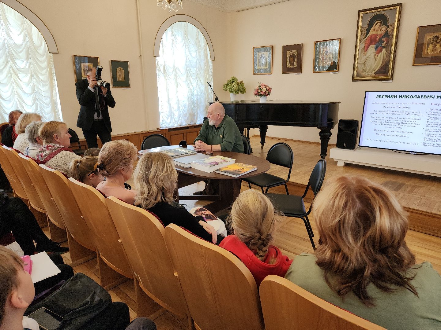 кашира, мастер-класс, Евгений Максимов, пейзаж, краеведческий музей, живопись,