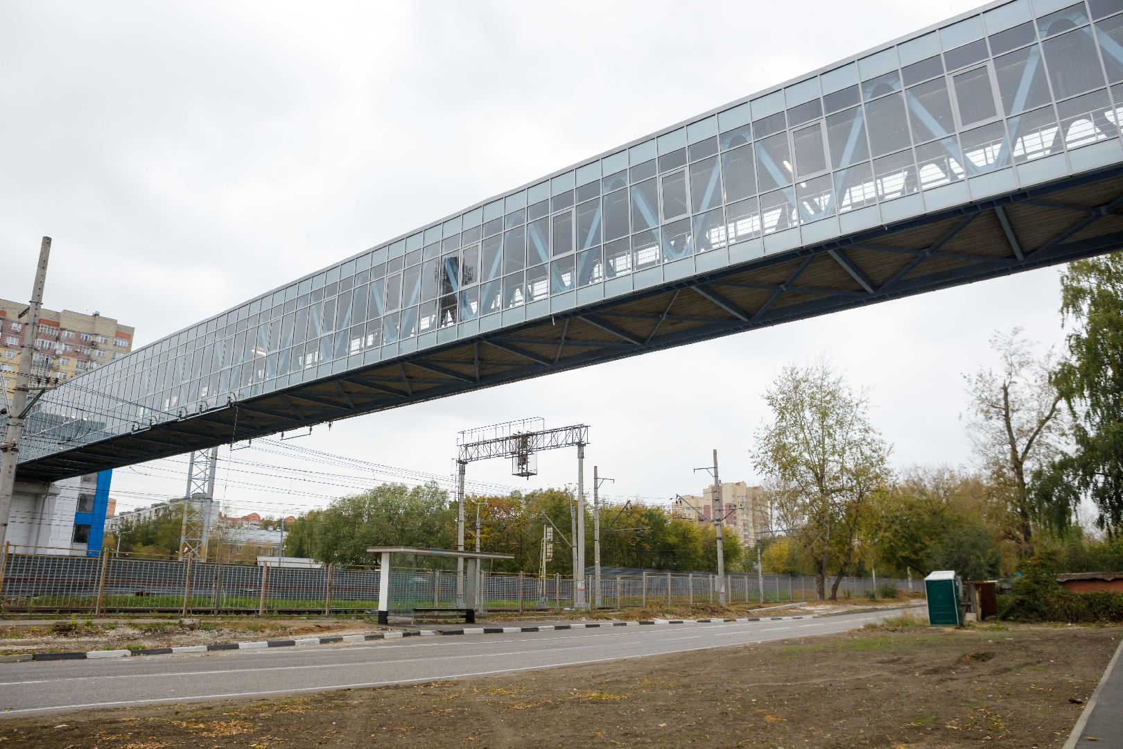 переход, люберцы, жд,видео с коптера,