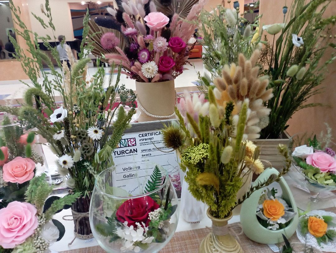 стабилизированныецветы международныйженскийдень хобби общество Дубна Подмосковье