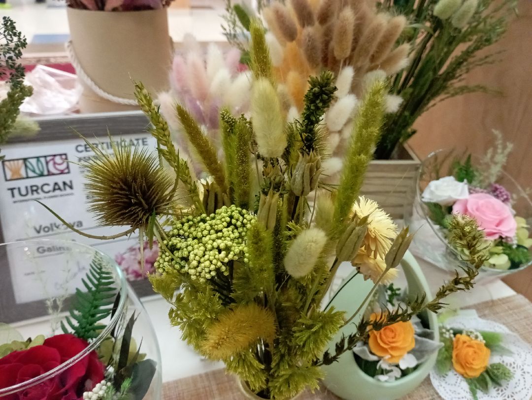 стабилизированныецветы международныйженскийдень хобби общество Дубна Подмосковье