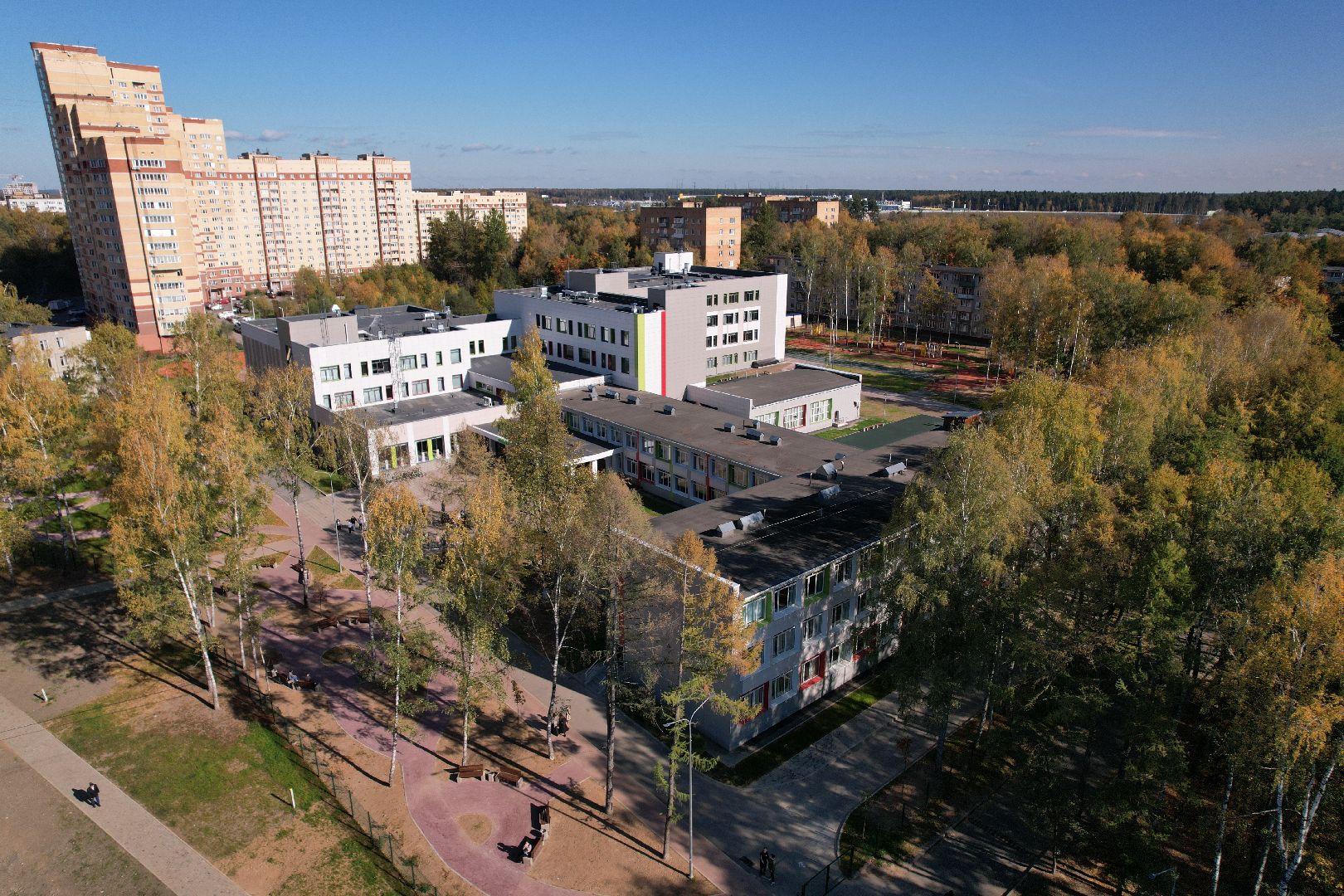 школа, пушкино, спорт,видео с коптера,