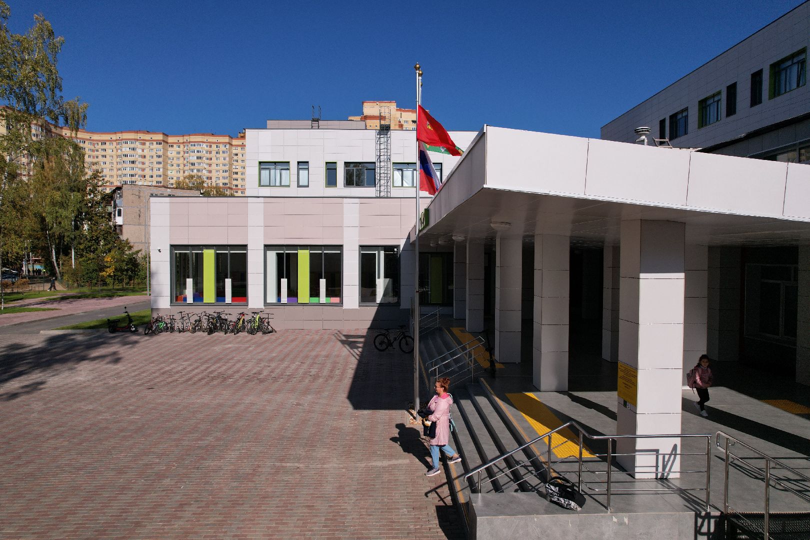 школа, пушкино, спорт,видео с коптера,