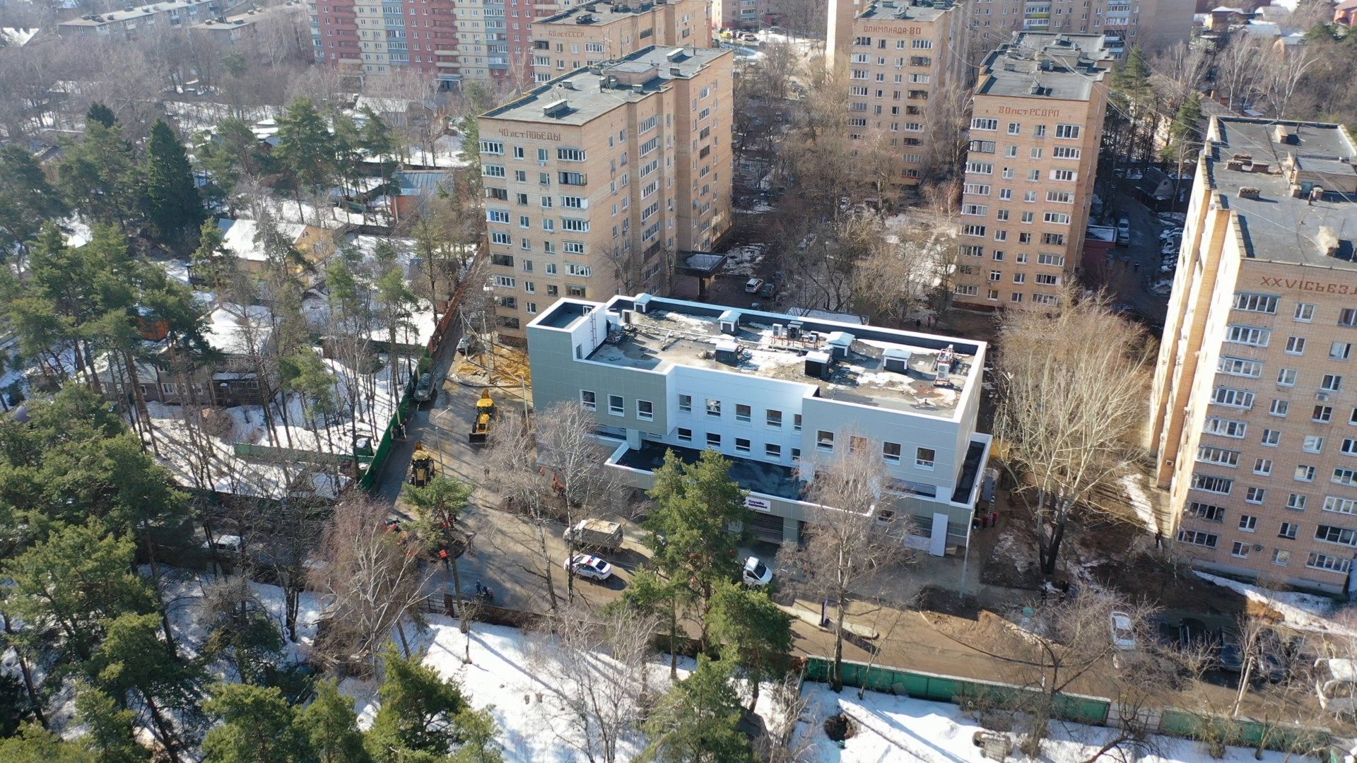 поликлиника, раменское, удельная,видео с коптера,