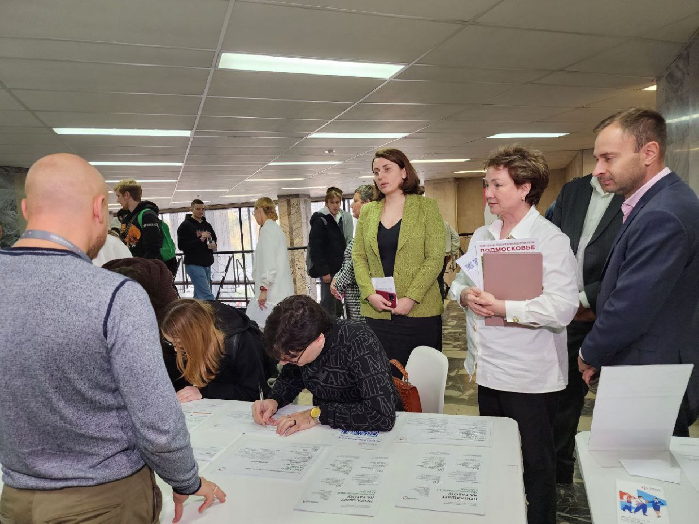 мытищи, Ярмарка трудоустройства, МДК Яуза, Министерство соцразвития Московской области, Лариса Туманова,