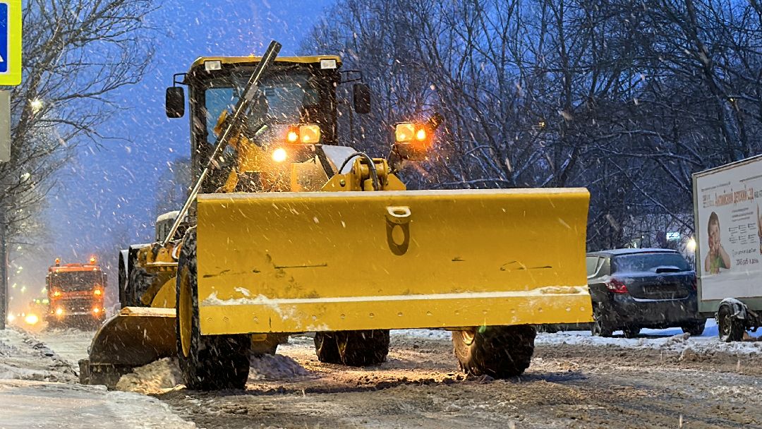 Одинцово, Уборка дорог, Снегопад, ДРСУ, Вывоз снега, Уборка снега, дороги, ЖКХ