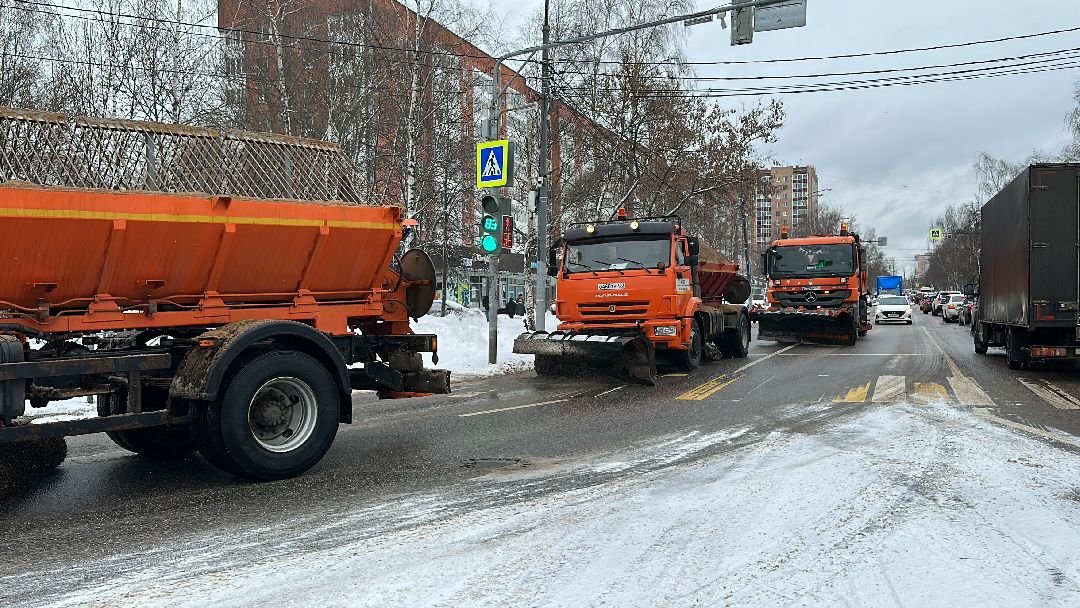 Одинцово, Уборка дорог, Снегопад, ДРСУ, Вывоз снега, Уборка снега, дороги, ЖКХ