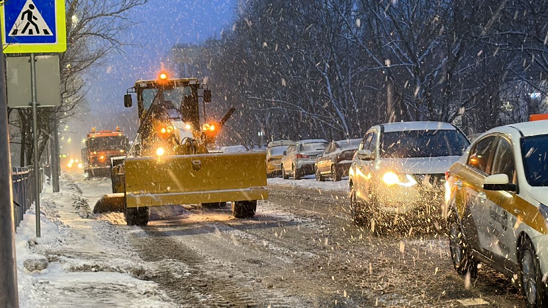 Одинцово, Уборка дорог, Снегопад, ДРСУ, Вывоз снега, Уборка снега, дороги, ЖКХ