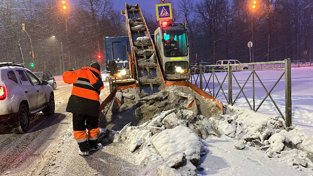 Одинцово, Уборка дорог, Снегопад, ДРСУ, Вывоз снега, Уборка снега, дороги, ЖКХ