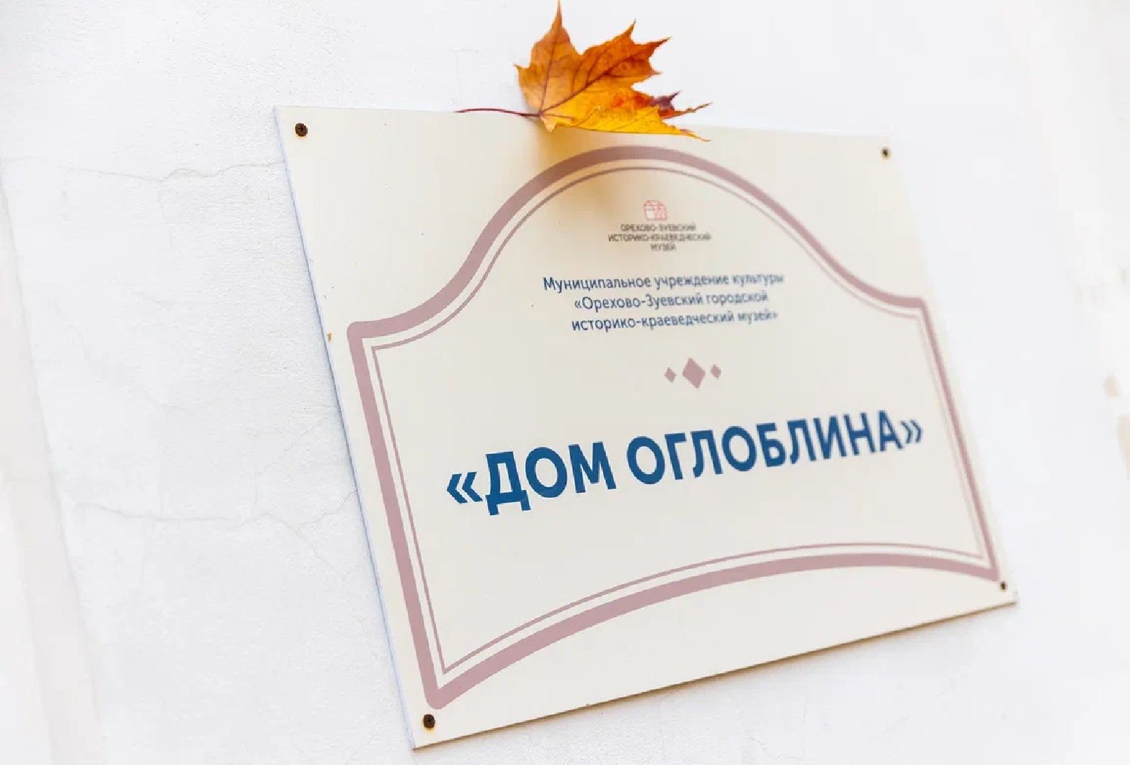 культура, история, музей, краеведение, дом оглоблина, Панин, орехово-зуево,