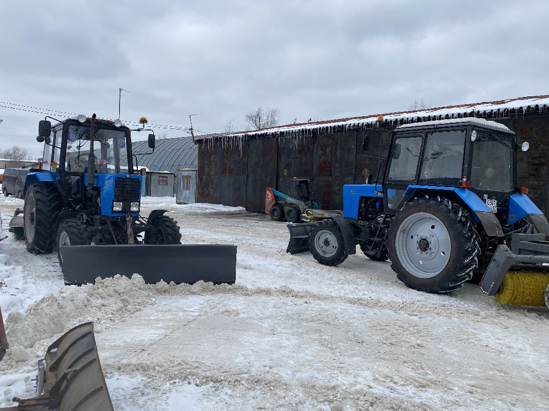 Краснознаменск, ЖКХ, уборка, дорога, ЖКХ, ГУСТ, Максим Некрасов, спецтехника, Беларусь, уборка снега, коммунальщики