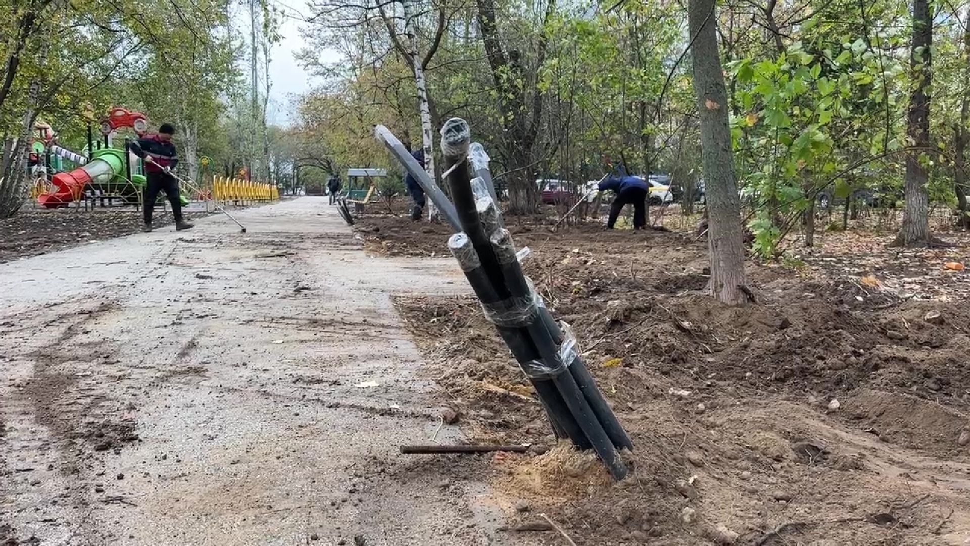 Реутов, благоустройство, сквер, лавочки, стиль, перголы, детская площадка, цветник, мцд-4,