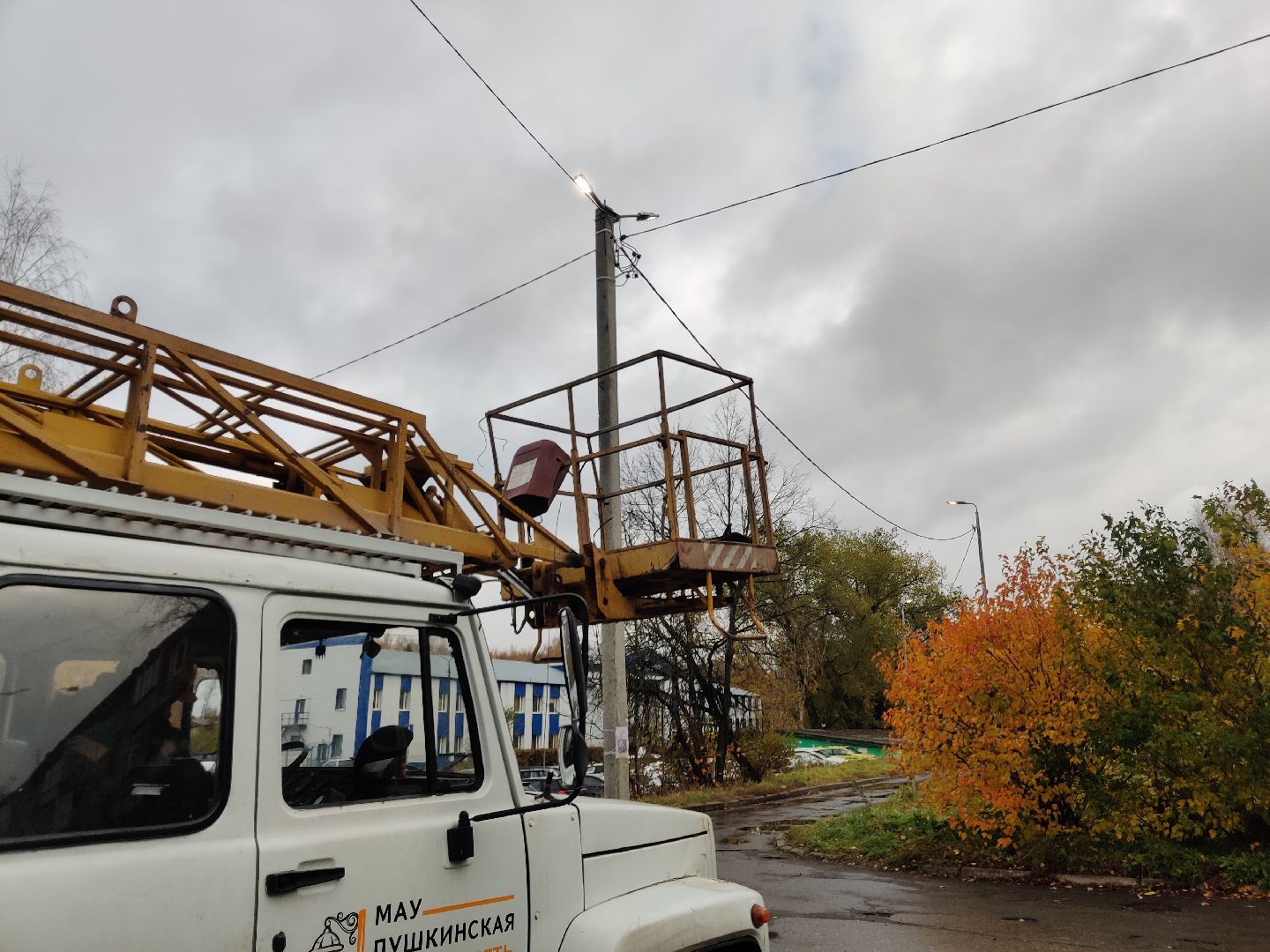 красноармейск, г.о. пушкинский, светлый город, уличное освещение,