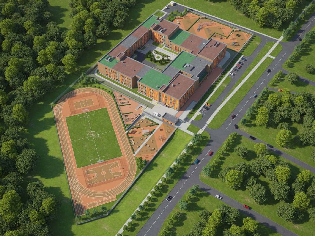 Подольск, строительство, школа