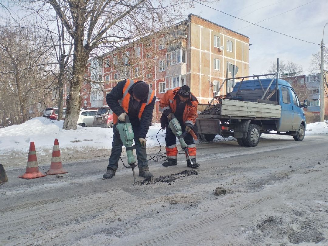 дороги, ремонт дорог, Лосино-Петровский, ямочный ремонт, асфальтовое покрытие