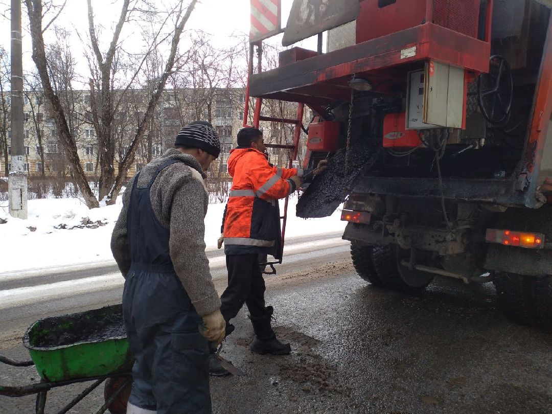 дороги, ремонт дорог, Лосино-Петровский, ямочный ремонт, асфальтовое покрытие