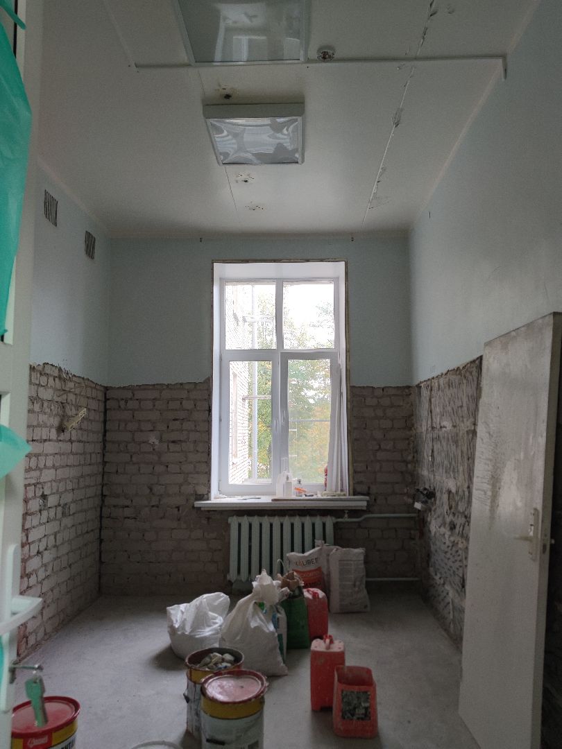 Ремонт, Больница, фбуз мсч №9 фмба россии, Дубна,