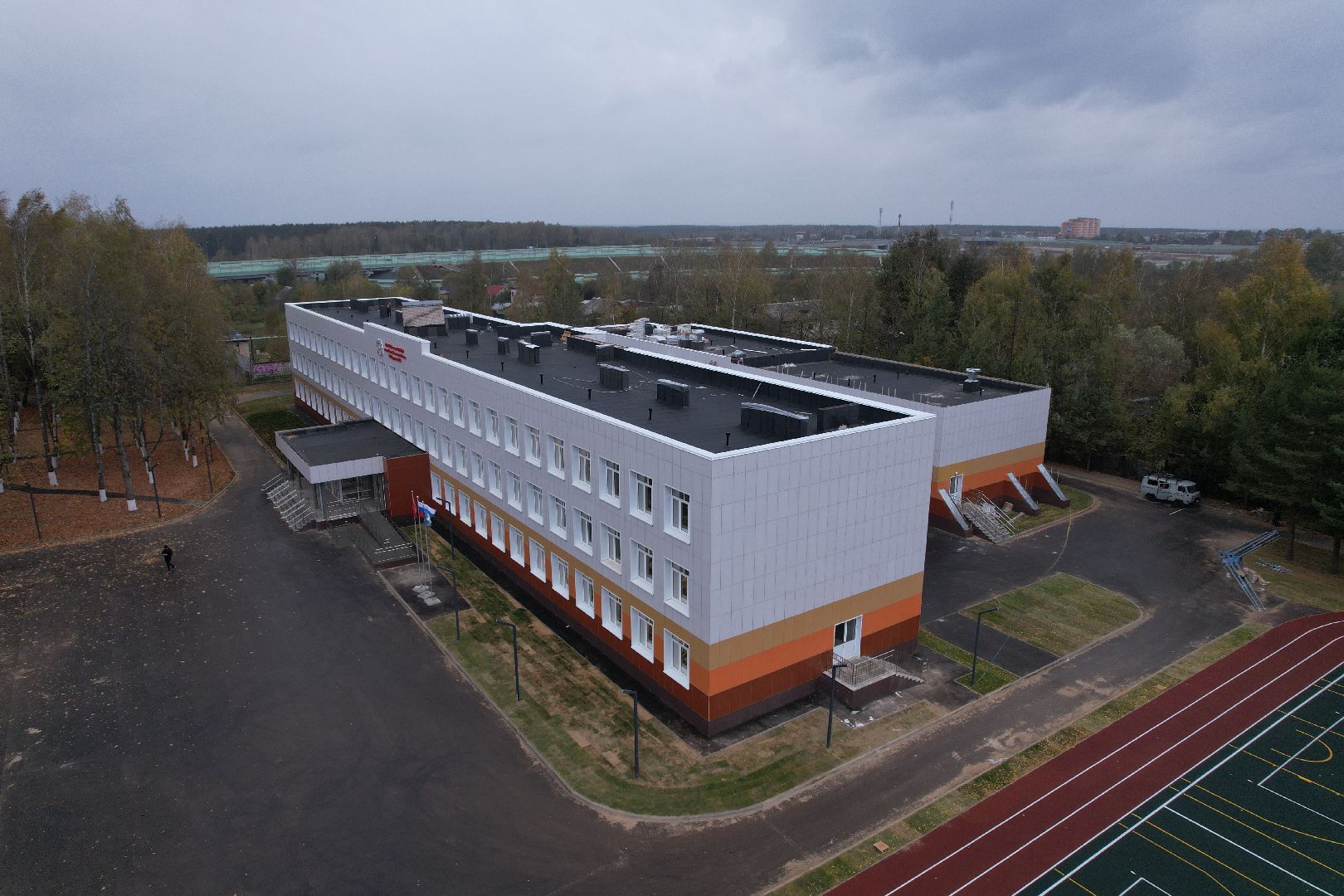 школа, кубинка,видео с коптера,