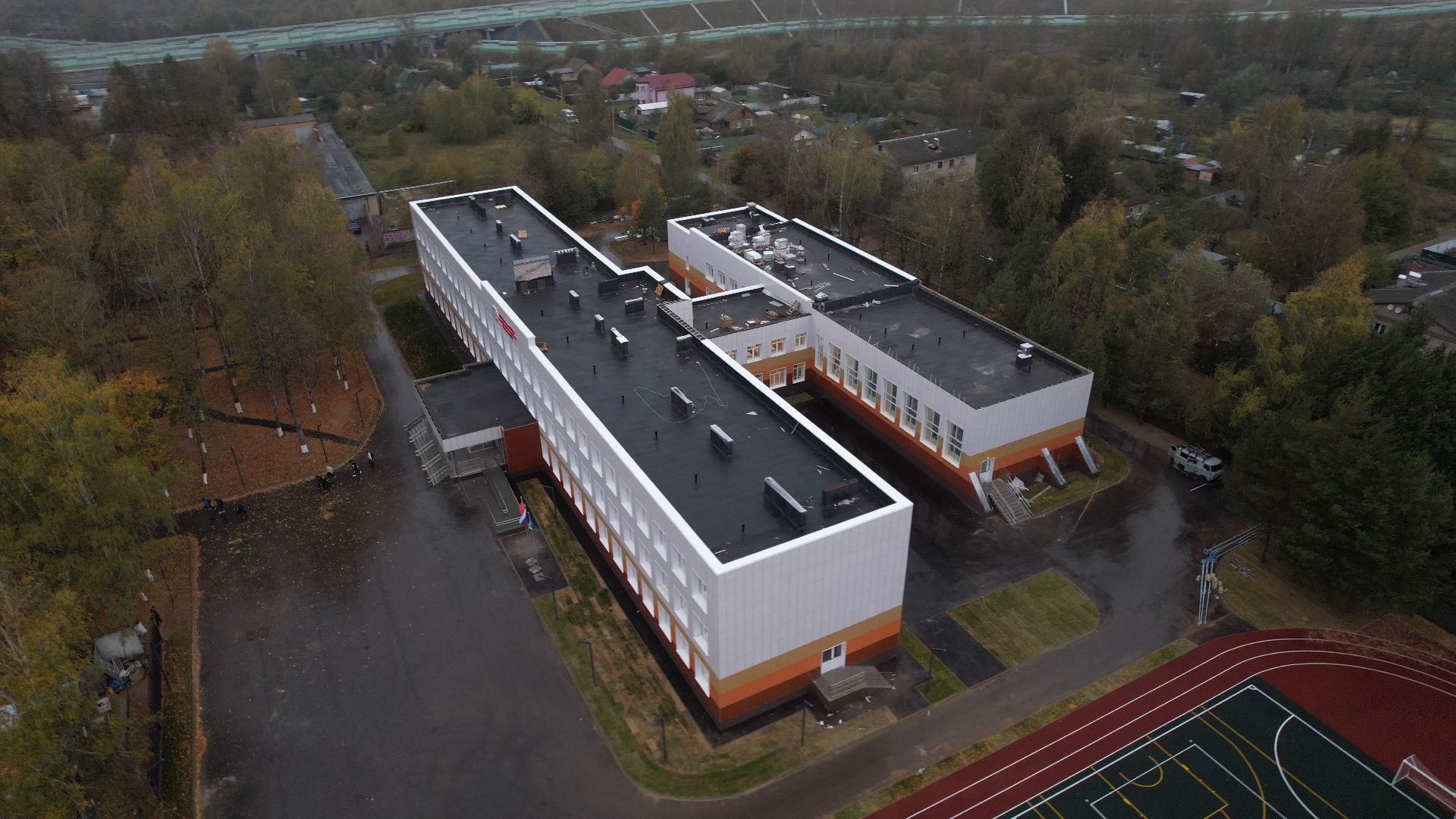 школа, кубинка,видео с коптера,