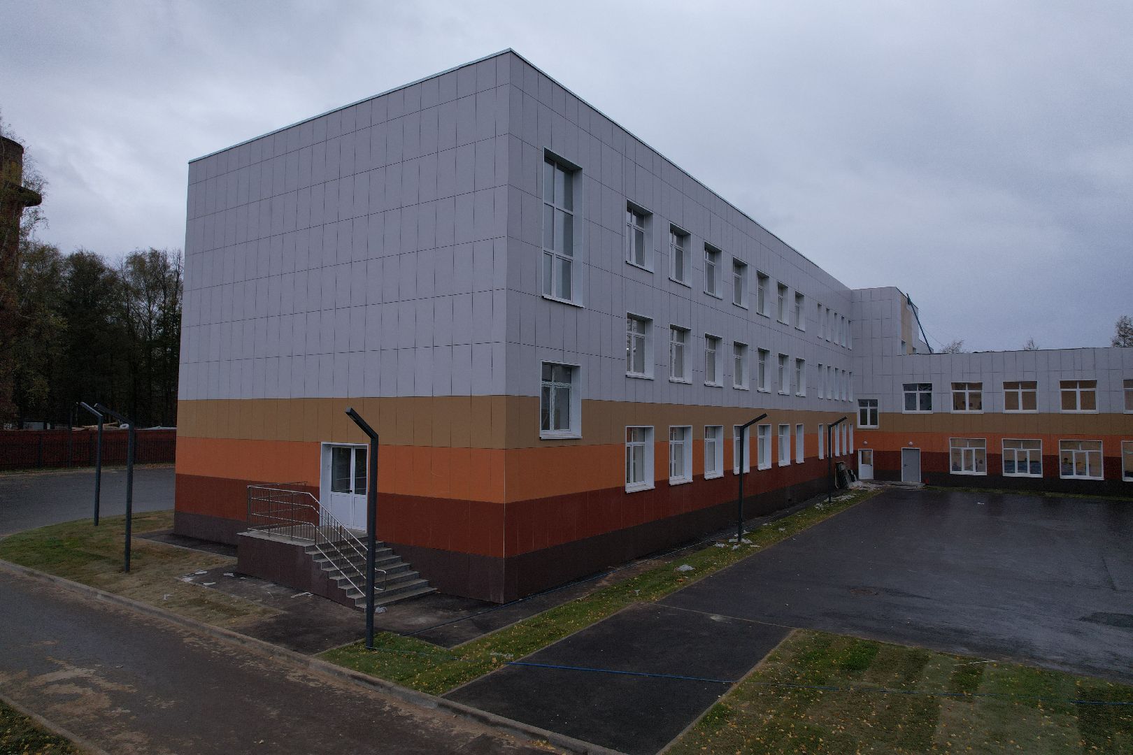 школа, кубинка,видео с коптера,