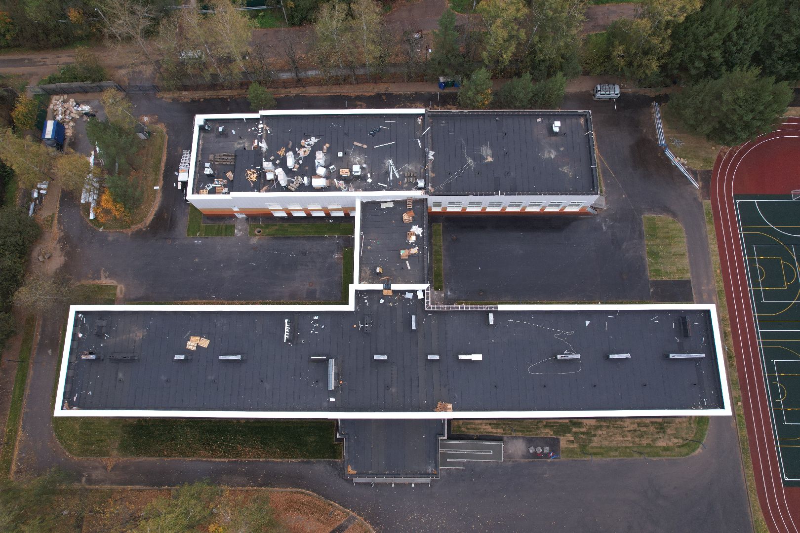 школа, кубинка,видео с коптера,