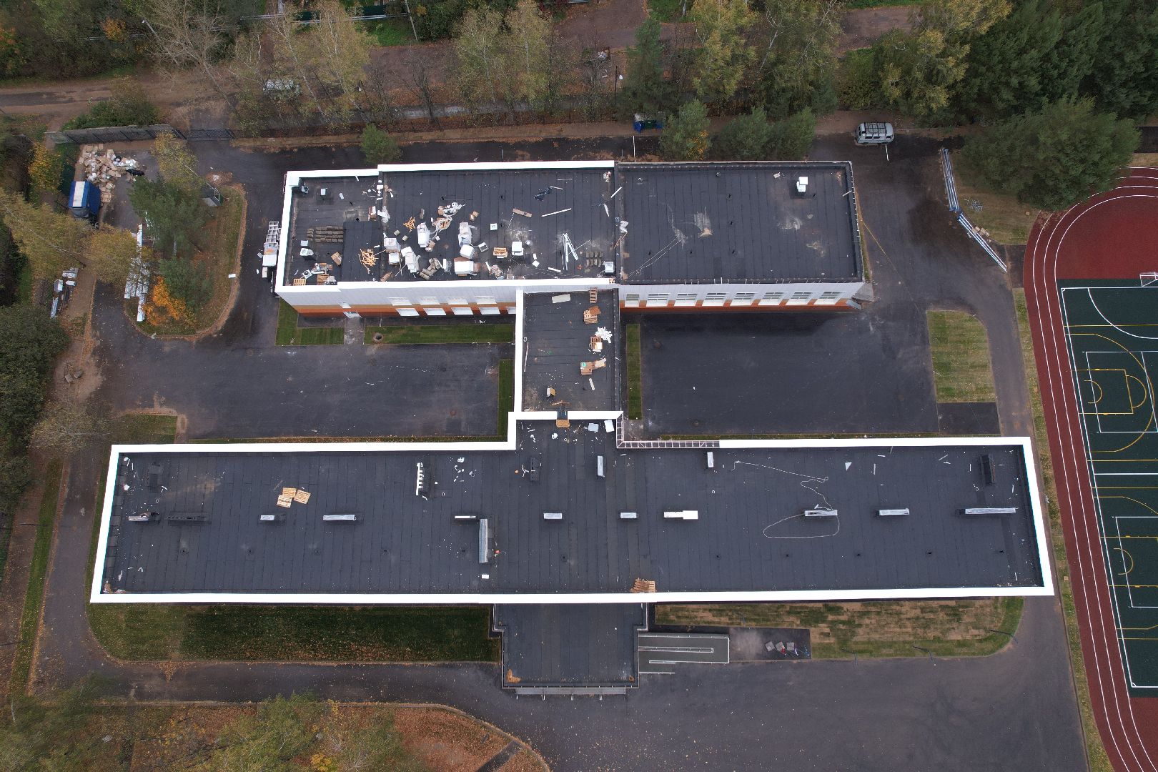 школа, кубинка,видео с коптера,