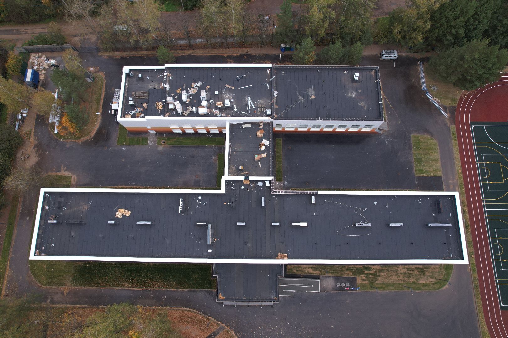 школа, кубинка,видео с коптера,